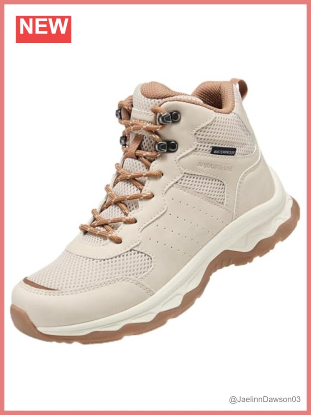 Waterproof Hiking Boots Lightweight Non-Slip Leather Suede Ankle